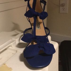 Blue heels